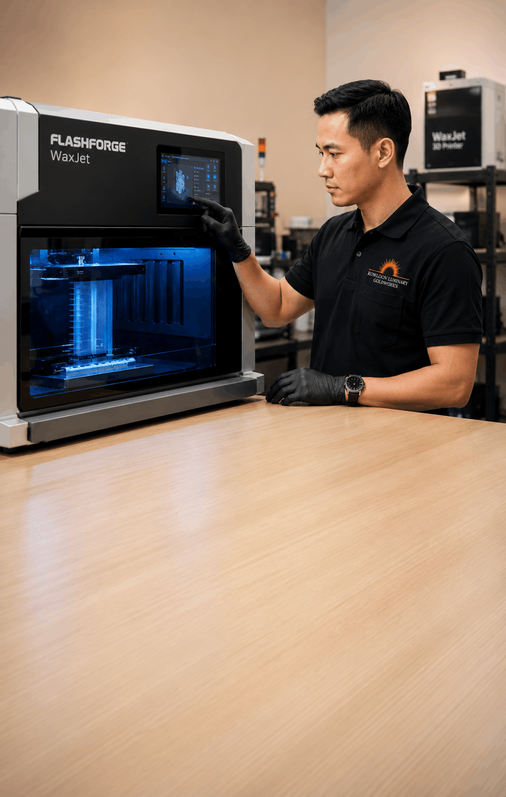 Nhân Viên CAD Vận Hành Máy In 3D Trang Sức